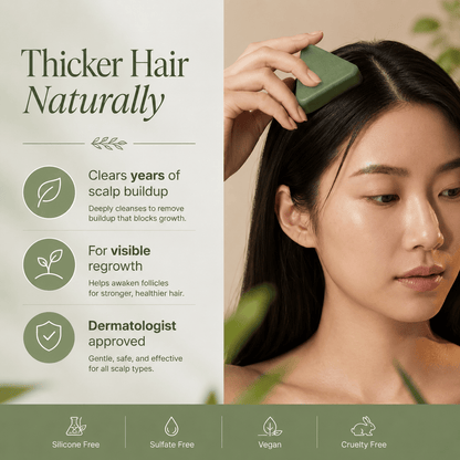 Olivia Skin Hair Care Soap Scalp Care Shampoo Soap Cleanses and Softens Hair Olivia Skin - Korean Scalp Revival Bar