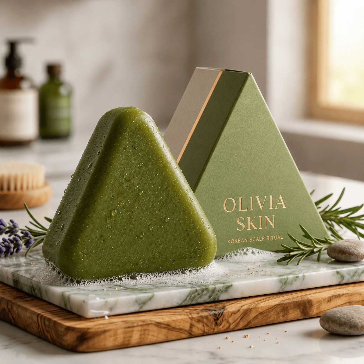 Olivia Skin Hair Care Soap Korean Scalp Revival Bar Olivia Skin - Korean Scalp Revival Bar